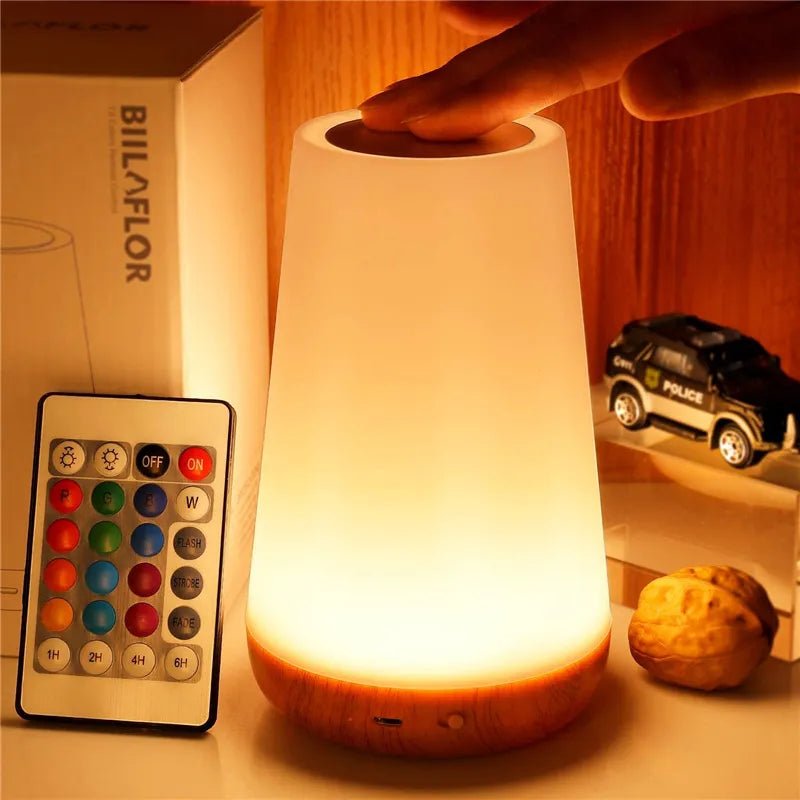 Remote Control Touch Dimmable Lamp Portable Table Bedside Lamps - abyssglow